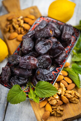 Fresh sweet dates fruit