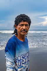 Portrait of a fisherman in Costa Rica.