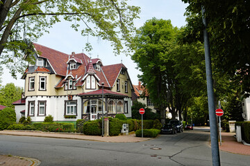 Bad Harzburg Villa an Straßenkreuzung