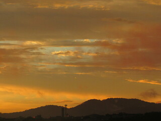 Fototapeta premium orange sky