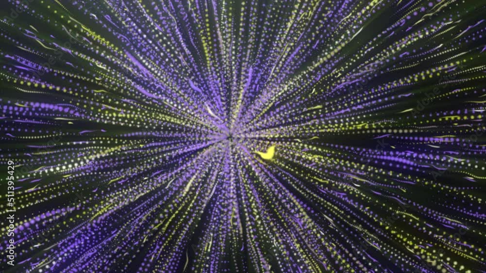 Poster spreading colorful explosion of energy lines. motion. bright glowing lines move in cosmic stream. co