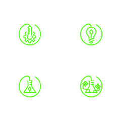 Nature Icon Set Logo Design