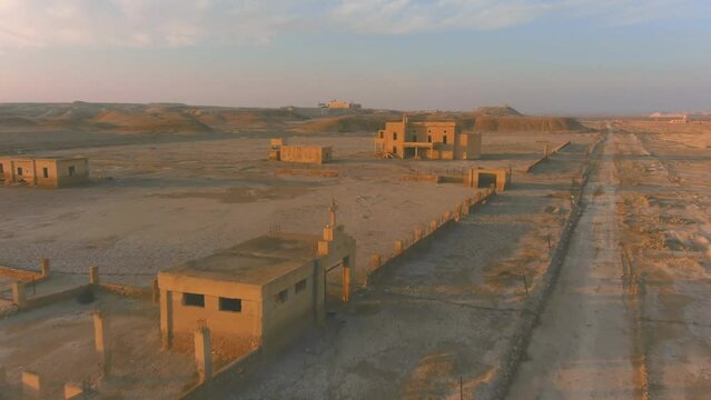
Abandoned ruined after war buildings, aerial view


Aerial view over Qasr al-Yahud or The land of the monasteries, israel,2022
