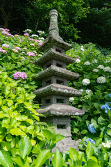 Fototapeta na wymiar 鎌倉長谷寺、五重の石塔 