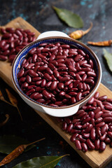 Raw red kidney beans