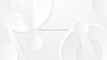 White abstract background. Vector abstract graphic design Banner Pattern background template.