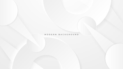 Gray line with white architecture futuristic background minimal concept vector illustration subtle design.