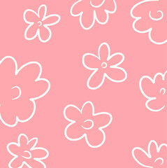 background with flowers .cute pink background with flowers