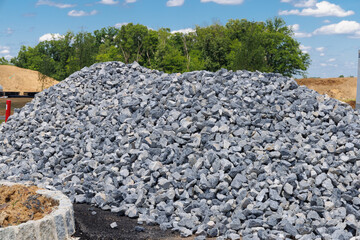 pile of crushed stone