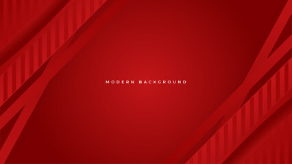 Abstract red geometric shapes geometric light triangle line shape with futuristic concept presentation background