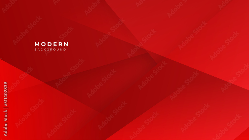 Poster Minimal red geometric shapes abstract modern background design. Design for poster, template on web, backdrop, banner, brochure, website, flyer, landing page, presentation, certificate, and webinar