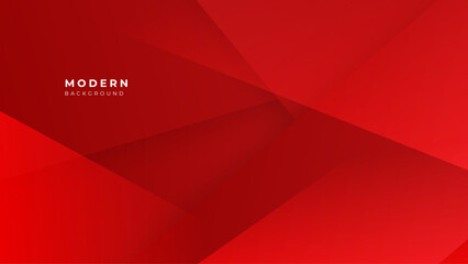 Minimal red geometric shapes abstract modern background design. Design for poster, template on web, backdrop, banner, brochure, website, flyer, landing page, presentation, certificate, and webinar
