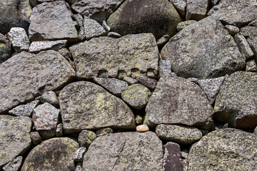 Obraz premium 石壁の表面の質感