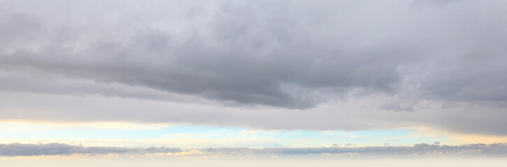 Obraz na płótnie Canvas Sky replacement stormy clouds on a rainy day