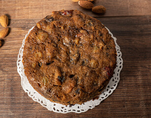 Welsh cake seen from above.