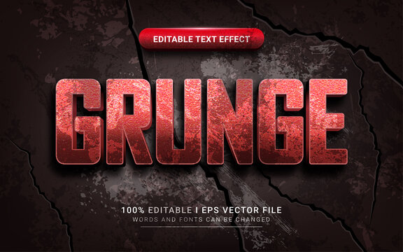 grunge text effect
