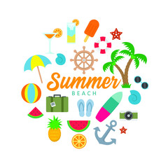 summer vector asset