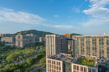 The skyline of Science City, Huangpu District, Guangzhou, Guangdong, China