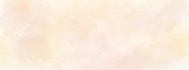 Abstract pastel color watercolor for background. Colorful watercolor design background texture. Puffy clouds in bright rainbow colors of pink blue yellow orange and purple

