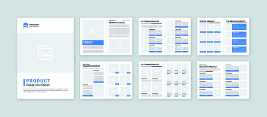 modern a4 product catalog design template