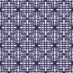 Japanese Star Weave Vector Seamless Pattern