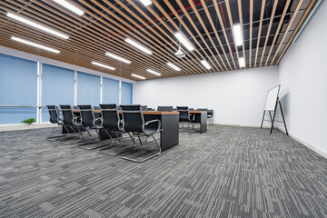 Modern simple office space, meeting room