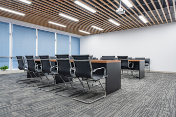 Modern simple office space, meeting room