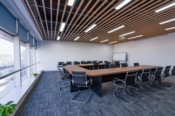Modern simple office space, meeting room