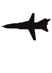 Su 24 攻撃機 爆撃機 シルエット 飛行姿勢 空中姿勢 シルエット silhouette
