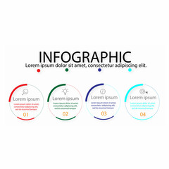 infographic, step, element, option, presentation, process, 4, business, template, banner, concept, design, vector, arrow, chart, connected, diagram, graph, graphic, information, layout, marketing, cir