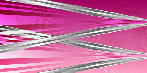 Abstract pink and silver background