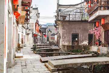 Scenery of Likeng Scenic Area, Wuyuan, Jiangxi province