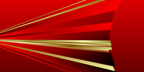 Luxury red gold background