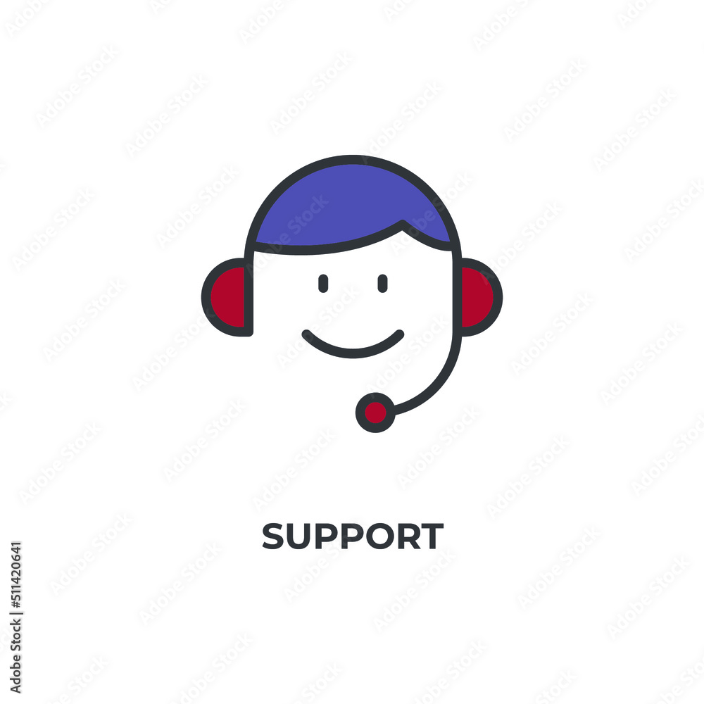 Poster support vector icon. colorful flat design vector illustration. vector graphics