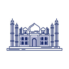 taj mahal indian landmark