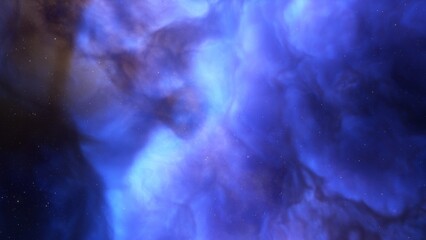 Space nebula, for use with projects on science, research, and education. Illustration
