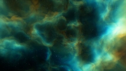 Deep space nebula with stars. Bright and vibrant Multicolor Starfield Infinite space outer space background with nebulas and stars. Star clusters, nebula outer space background 3d render
