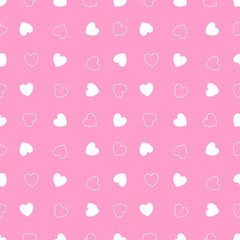 seamless pattern with hearts