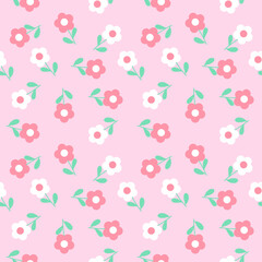 seamless pattern with flowers