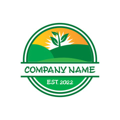 farm logo , agriculture logo vector