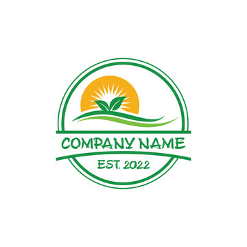 farm logo , agriculture logo vector