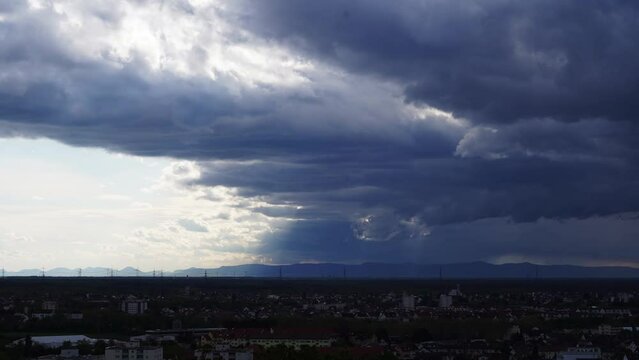 Time Lapse with Massive Clouds