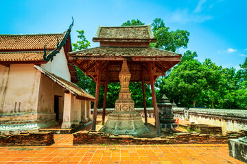 Thai temple, Wat Sing, Sam Khok District, Pathum Thani Province, Thailand