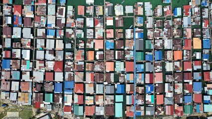 The Scenery of The Villages Within Gaya Island, Kota Kinabalu, Sabah Malaysia