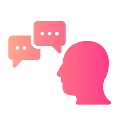 communications gradient icon