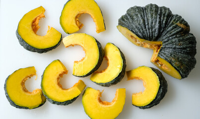 pumpkin preparing for cooking