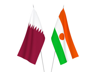 Qatar and Republic of the Niger flags