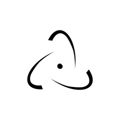 Molecular atom neutron laboratory Icon Vector