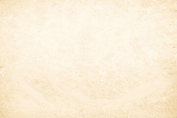 Cream concreted wall for interiors or outdoor exposed surface polished. Cement have sand and stone of tone vintage old texture background.