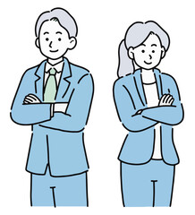 ビジネスパーソンのイラスト素材セット